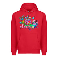 Red beach please Premium Hoodie - AdoDesignShop