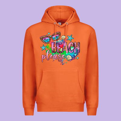 Beach Please Premium Hoodie Designed By Adodesignshop