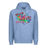 Colony Blue beach please Premium Hoodie - AdoDesignShop