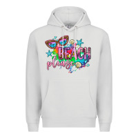Dove Grey beach please Premium Hoodie - AdoDesignShop