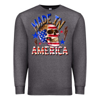 Charcoal Heather made in america Premium Sweatshirt - texasbilliewilder