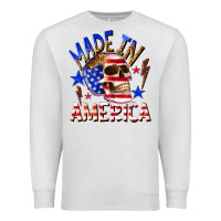 Oatmeal Heather made in america Premium Sweatshirt - texasbilliewilder