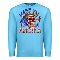 Ocean Blue made in america Premium Sweatshirt - texasbilliewilder