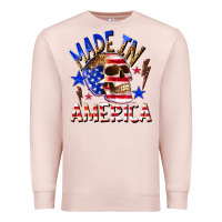 Pale Pink made in america Premium Sweatshirt - texasbilliewilder