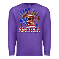 Purple made in america Premium Sweatshirt - texasbilliewilder