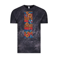 Cloud Black usa flag and cross penwraps Vintage Tee - Artiststas