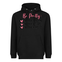 Black be pretty strong brave kind Heavyweight Hoodie - MaliasSmallBusiness