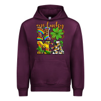 Mauve Wine one lucky mama Urban Hoodie - AdoDesignShop