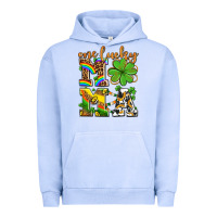 Pigment Grape Ice one lucky mama Urban Hoodie - AdoDesignShop