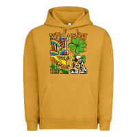 Pigment Peanut Butter one lucky mama Urban Hoodie - AdoDesignShop