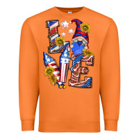 Carrot love 4th of july with gnome Premium Sweatshirt - texasbilliewilder