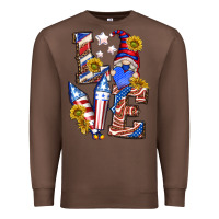 Chestnut love 4th of july with gnome Premium Sweatshirt - texasbilliewilder
