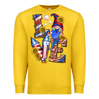 Lemon love 4th of july with gnome Premium Sweatshirt - texasbilliewilder