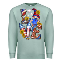 Seafoam love 4th of july with gnome Premium Sweatshirt - texasbilliewilder