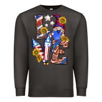 Smoke love 4th of july with gnome Premium Sweatshirt - texasbilliewilder