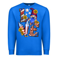 Love 4th Of July With Gnome Premium Sweatshirt | Teevron