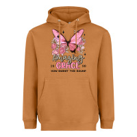 Meerkat amazing grace how sweet the sound butterfly Heavyweight Hoodie - MaliasSmallBusiness
