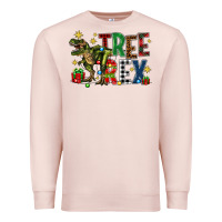 Pale Pink tree rex coffee drink Premium Sweatshirt - Zillion Design Studio