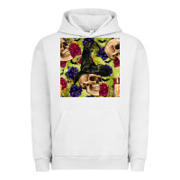 Pigment Lunar Rock halloween witch skull seamless pattern Urban Hoodie - BundleAndBundleShop