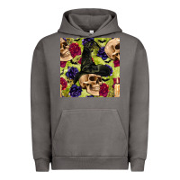 Pigment Tornado halloween witch skull seamless pattern Urban Hoodie - BundleAndBundleShop