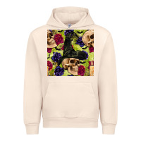 Sandshell halloween witch skull seamless pattern Urban Hoodie - BundleAndBundleShop