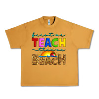 Peanut Butter first we teach then we beach Urban Heavy Tee - Artiststas