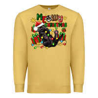 Antique Gold meowy christmas Premium Sweatshirt - Zillion Design Studio