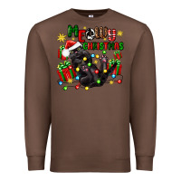 Chestnut meowy christmas Premium Sweatshirt - Zillion Design Studio