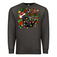 Smoke meowy christmas Premium Sweatshirt - Zillion Design Studio