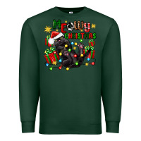 Sports Green meowy christmas Premium Sweatshirt - Zillion Design Studio