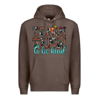 Coffee teach them to be kind Premium Hoodie - JahusDesignShop