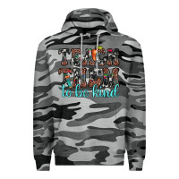 Slate Camo teach them to be kind Premium Hoodie - JahusDesignShop
