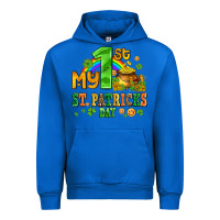 Cobalt my first st patricks day with coins and shamrocks Urban Hoodie - AdoDesignShop