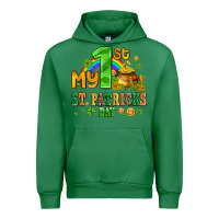 Emerald my first st patricks day with coins and shamrocks Urban Hoodie - AdoDesignShop