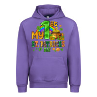 Tulip my first st patricks day with coins and shamrocks Urban Hoodie - AdoDesignShop