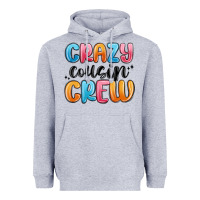 Heather Grey crazy cousin crew Heavyweight Hoodie - MaliasSmallBusiness