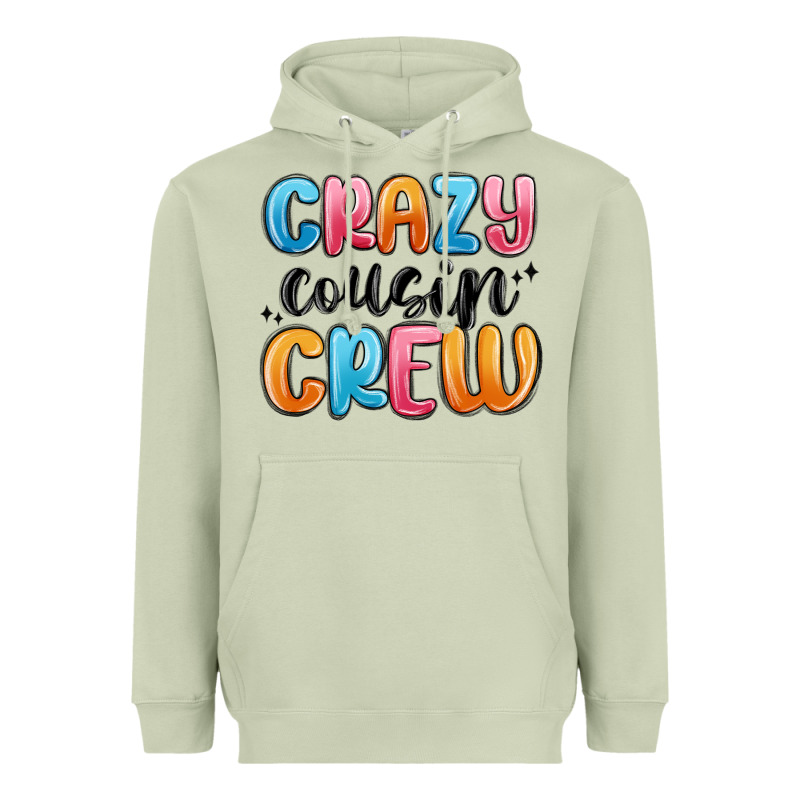 Crazy Cousin Crew Heavyweight Hoodie by MaliasSmallBusiness | Teevron