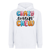 White crazy cousin crew Heavyweight Hoodie - MaliasSmallBusiness