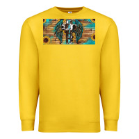 Lemon Wings Cross Faith Premium Sweatshirt - RanaPortraitStore