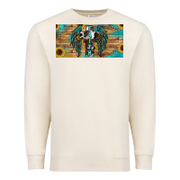 Sandshell Wings Cross Faith Premium Sweatshirt - RanaPortraitStore
