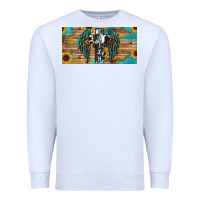 White Wings Cross Faith Premium Sweatshirt - RanaPortraitStore