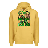 Antique Gold it's me hi i'm the cookie dealer it's me girl scou Premium Hoodie - Artiststas