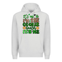 Dove Grey it's me hi i'm the cookie dealer it's me girl scou Premium Hoodie - Artiststas