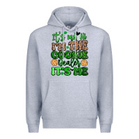 Heather Grey it's me hi i'm the cookie dealer it's me girl scou Premium Hoodie - Artiststas