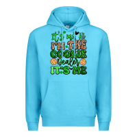 Ocean Blue it's me hi i'm the cookie dealer it's me girl scou Premium Hoodie - Artiststas