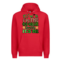 Red it's me hi i'm the cookie dealer it's me girl scou Premium Hoodie - Artiststas