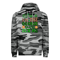 Slate Camo it's me hi i'm the cookie dealer it's me girl scou Premium Hoodie - Artiststas