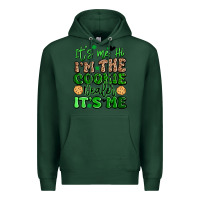 Sports Green it's me hi i'm the cookie dealer it's me girl scou Premium Hoodie - Artiststas