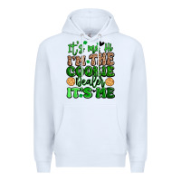 White it's me hi i'm the cookie dealer it's me girl scou Premium Hoodie - Artiststas