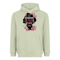 Matcha i love the woman ive become Heavyweight Hoodie - MaliasSmallBusiness